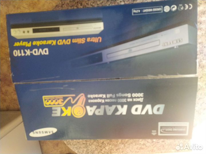 Dvd плеер с караоке и диском Samsung ультратонкий