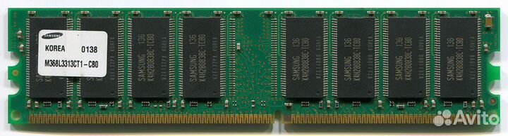 Память DDR333, DDR400, модули 256, 512 Мб