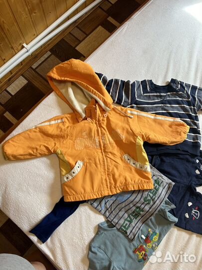Пакет вещей для мальчика 74 86