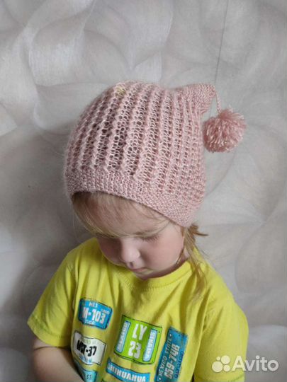 Вязаные тонкие шапочки