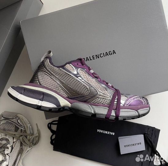 Balenciaga 3XL Sneaker Grey Purple Кроссовки