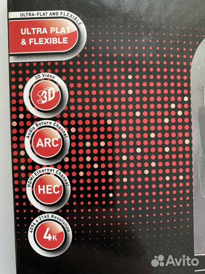 Кабель hdmi Real Cable HD-E-flat/1m00 версия 1.4