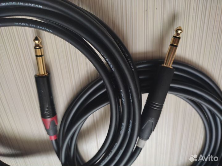 Балансные мониторные Jack TRS-XLR Canare (Japan)