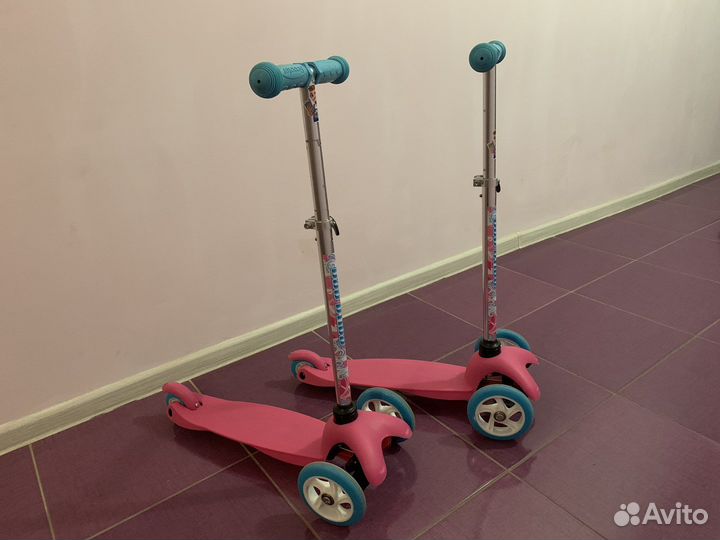 Самокат детский для девочки бу