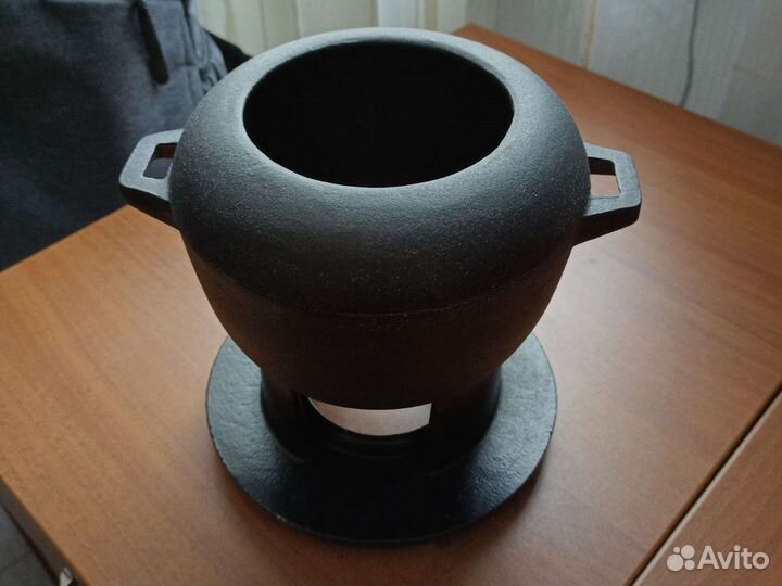 Фондюшница чугунная