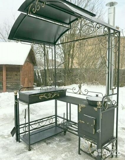 Мангал беседка