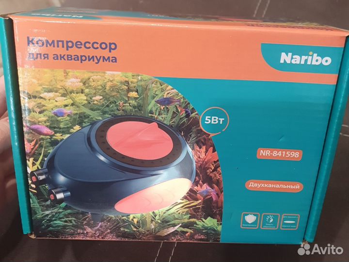 Компрессор для аквариума 5вт