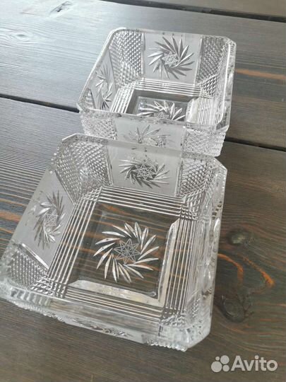 Салатник хрусталь СССР