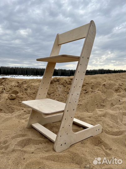 Растущий стул mini, без шлифовки forlike