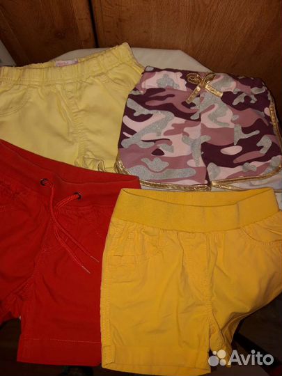 Шорты на девочку р.86-92