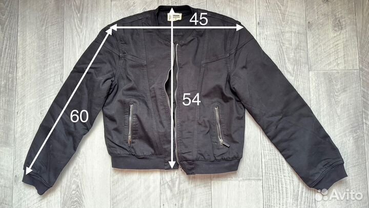 Джинсовый бомбер