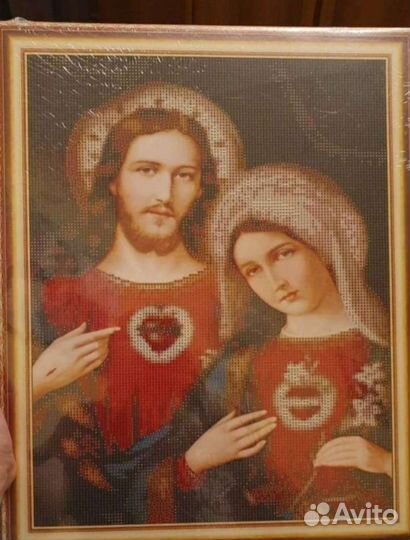 Картина алмазная мозайка икона 40*50