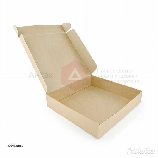 Самосборная коробка 400*400*80 мгк Т24E бурый