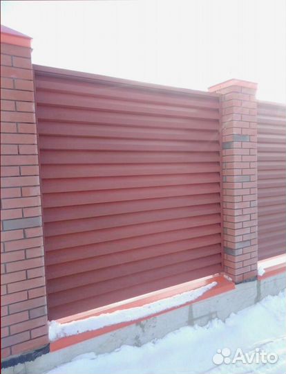 Забор жалюзи