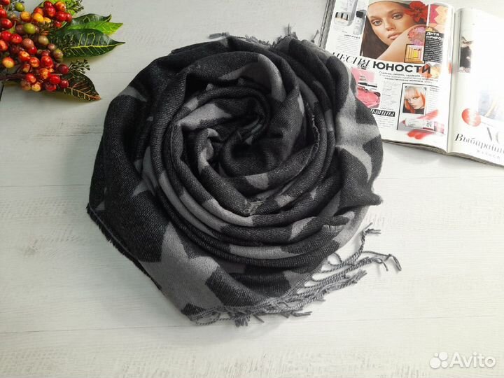 Ч13 уютные шарфы и палантины