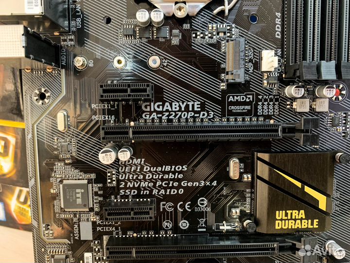 Материнская плата Gigabyte GA-Z270P-D3 LGA1151