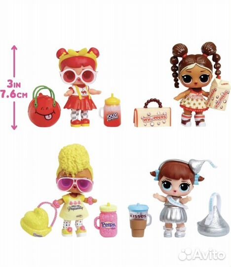 LOL Surprise Loves Mini Sweets Dolls 4-Pack