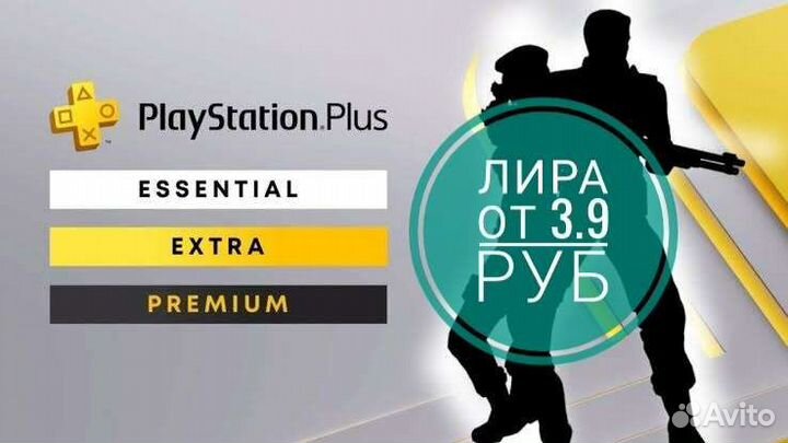 Подписка PS Plus Украина + 800 игр. PSN UA