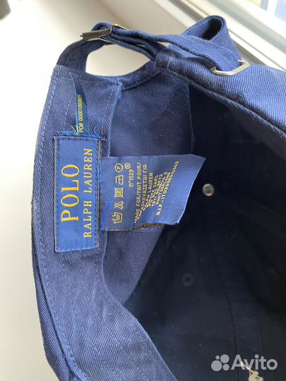 Кепка polo ralph lauren синяя