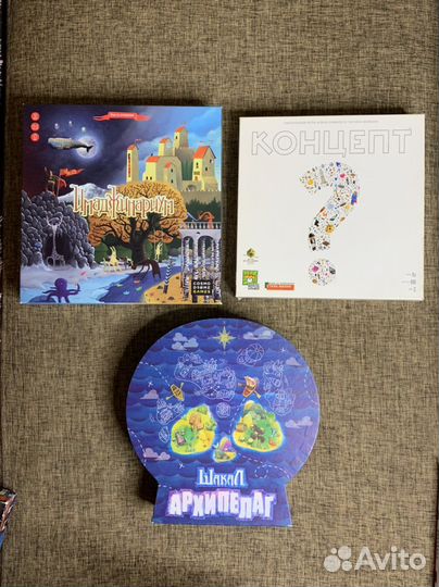 Настольные игры Alias, Концепт, Кукарача и др