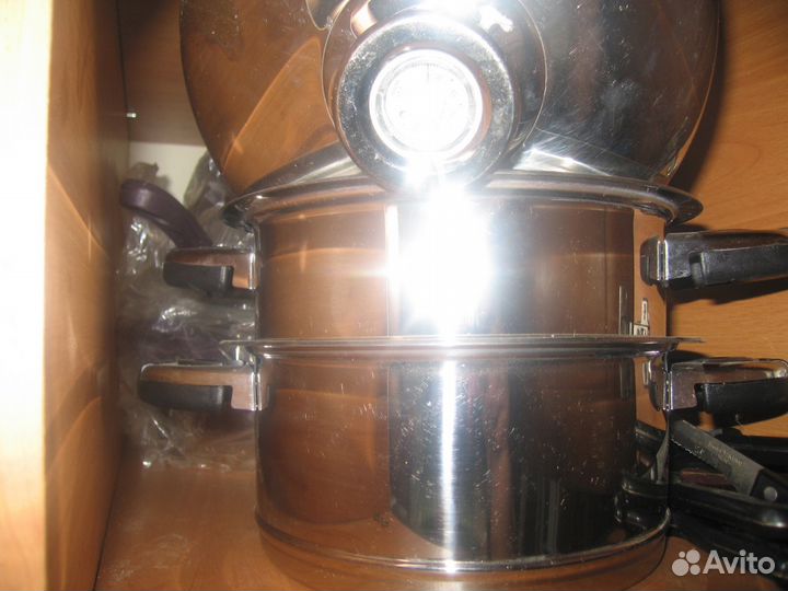 Кострюли новые 3л.4л 5шт, ножи разные, кувшин