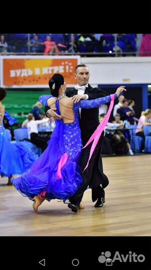 Платье для бальных танцев, европейская программа