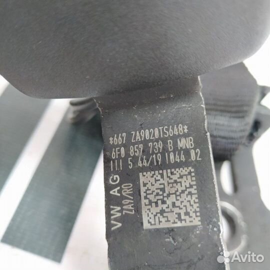 Ответная часть ремня безопасности Audi A1 GB 2020