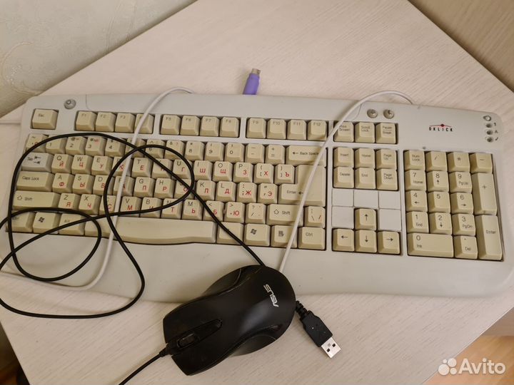 Мышь asus и клавиатура oklick