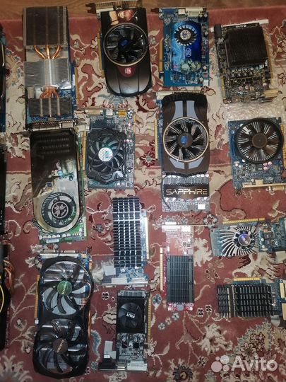 Видеокарты на запчасти