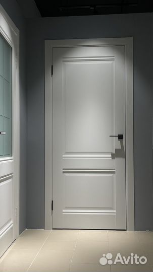 Двери межкомнатные светло серые