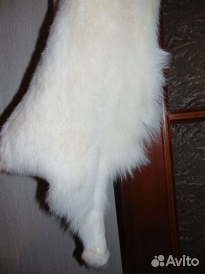 Воротник песец белый