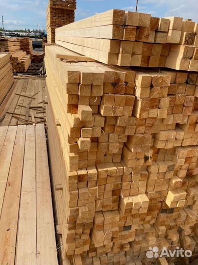 Доска обрезная 50х150х6000мм 1 сорт ГОСТ