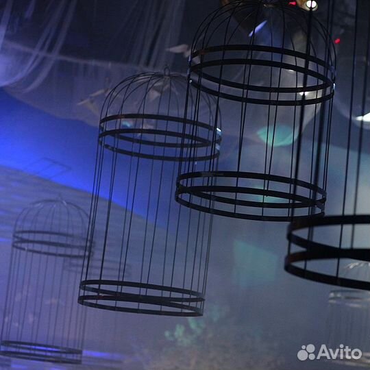 Огромные клетки металл для декора, декорации