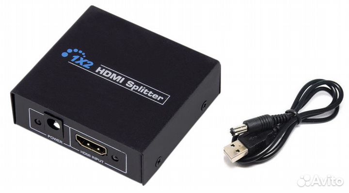 Splitter разветвитель 1 hdmi вход 2 hdmi
