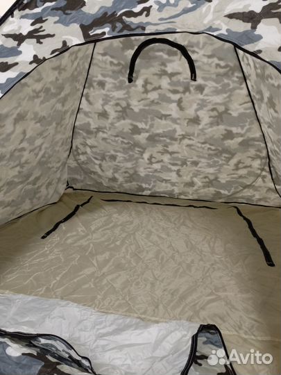 Палатка для зимней рыбалки трехслойная