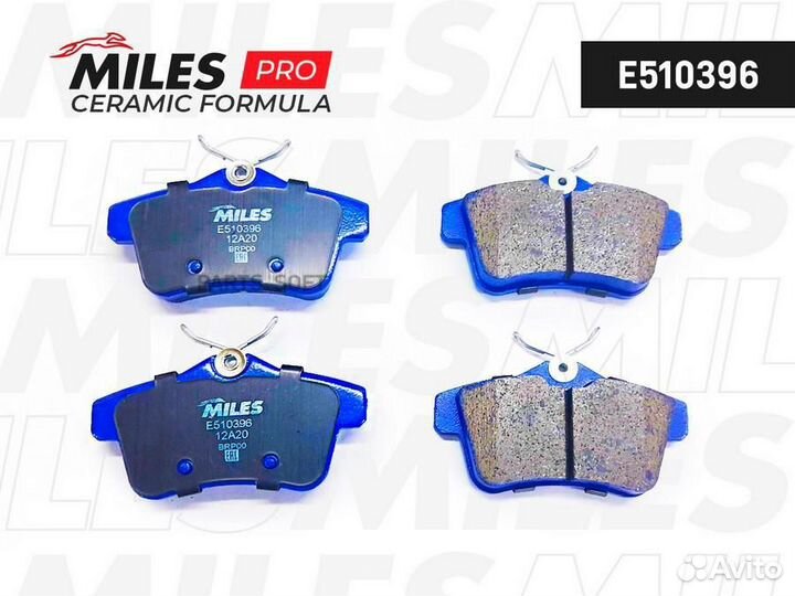 Miles E510396 Колодки тормозные citroen C4 09/peug