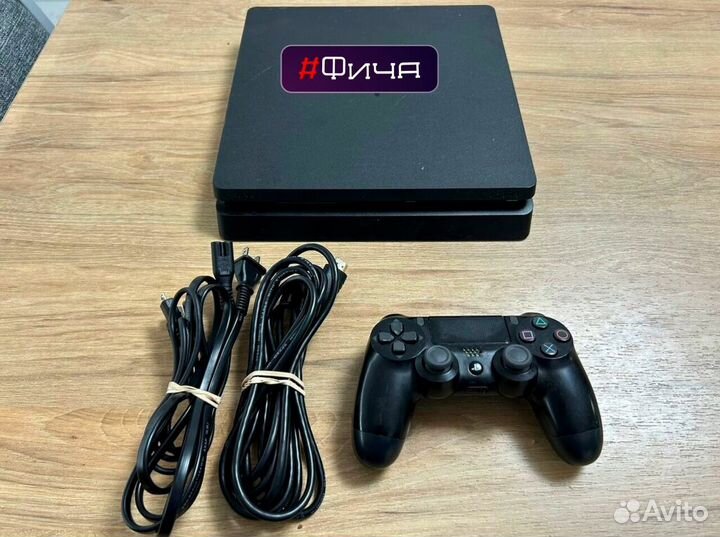 Playstation 4 Slim 1TB + Геймпад