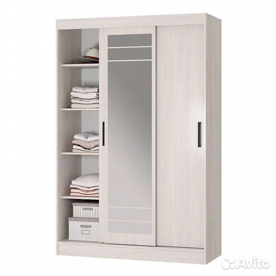 Шкаф купе с зеркалом 1,3м