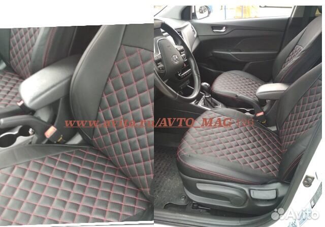 Автомобильные чехлы Hyundai Solaris, Kia Rio