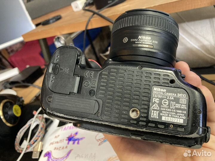 Nikon d610 с объективом 50 мм f 1.8