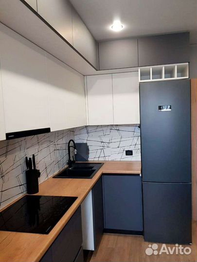 Трехуровневые кухни в рассрочку