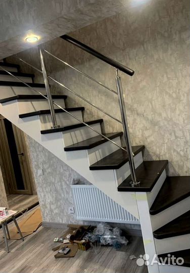 Металлокаркас для лестницы 