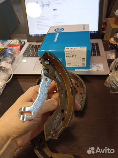 Колодки тормозные барабанные задние Hyundai Accent