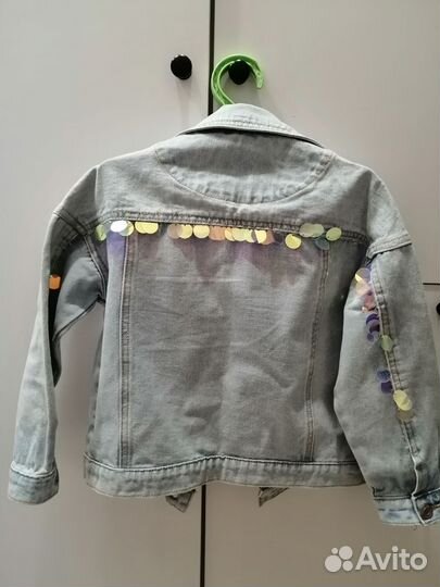 Джинсовая куртка для девочки