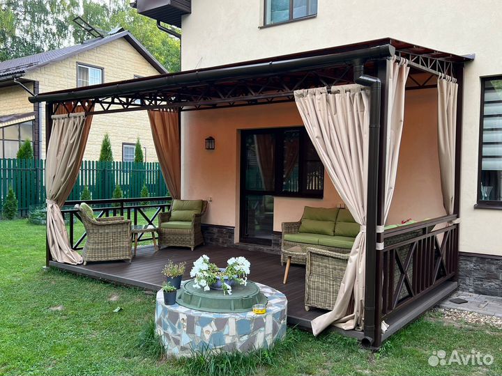 Навес под авто сборка за 1-2 дня