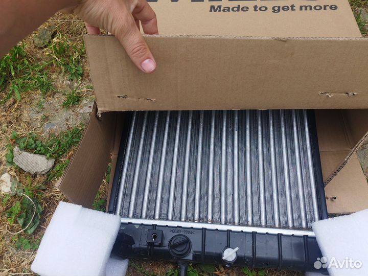 Радиатор охлаждения на hyundai accent