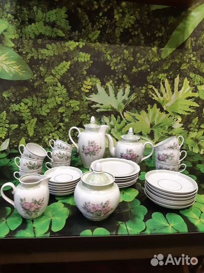 Чайный сервиз дулево розы