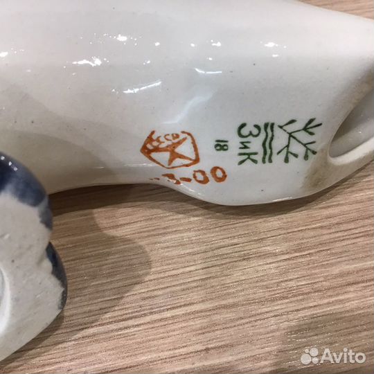 Фаянсовая статуэтка СССР горностай