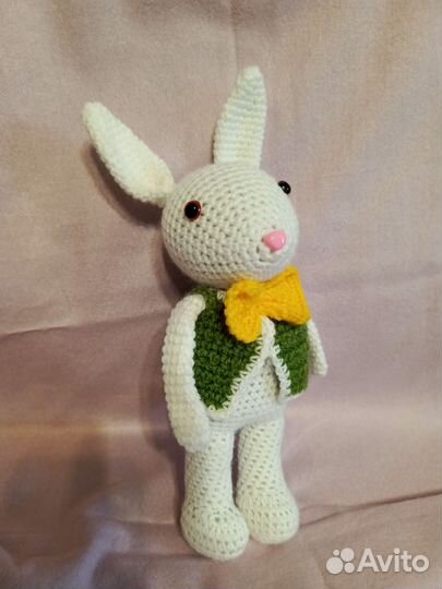 Вязаный зайчик