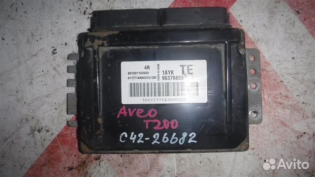 Блок управления двигателем Chevrolet Aveo (T200)